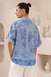 Striped Floral Shirt