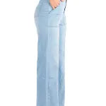 Wakee Wide Leg Light Blue Denim Jeans