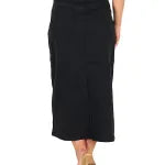 Wakee Denim Skirt - Black