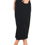 Wakee Denim Skirt - Black