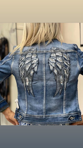 Angel Wing Denim Jacket