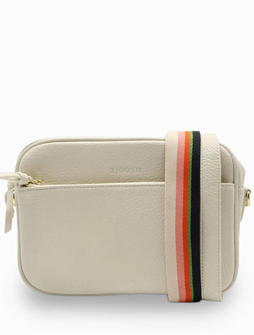 Zjoosh Leah Cross Body Bag - Ecru