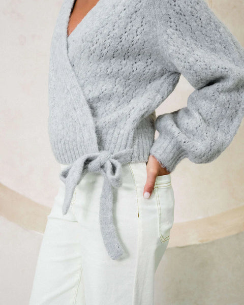 Wrap Cardigan Knit