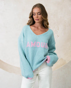 Amour Knit - Blue
